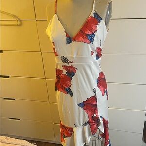 Floral Print Sleeveless Dress